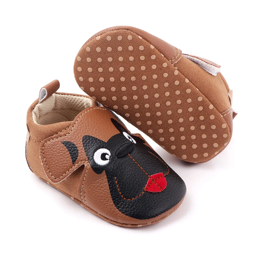 Lovely Dog Design Baby Shoes Boy Girl Walking Shoes Children Casual Shoes Wholesale factory