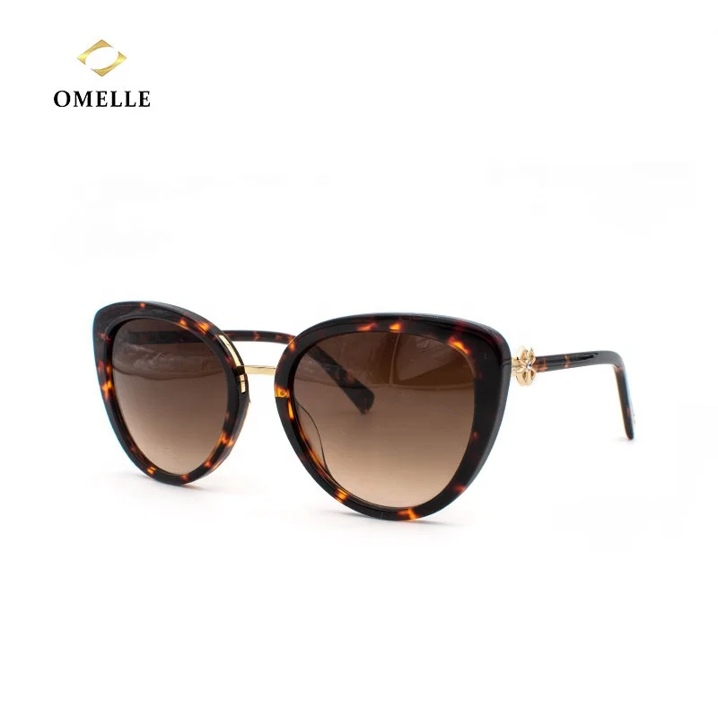 

OMELLE Brown Color uv 400 Protection Sun Glasses Dropshipping Winter Man Latest Sunglasses Women