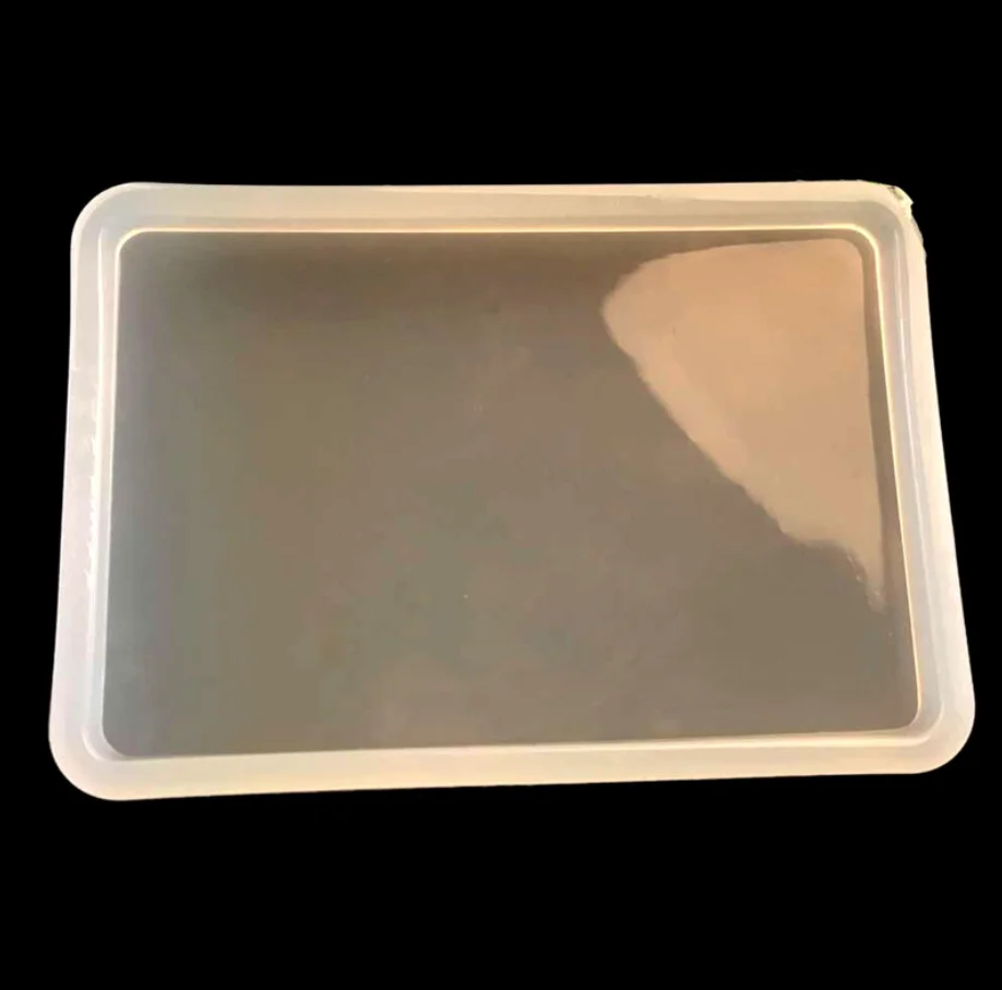 

S169 Open deep rectangular silicone mould silicone geode mold coaster molds for resin crafts DIY, Random