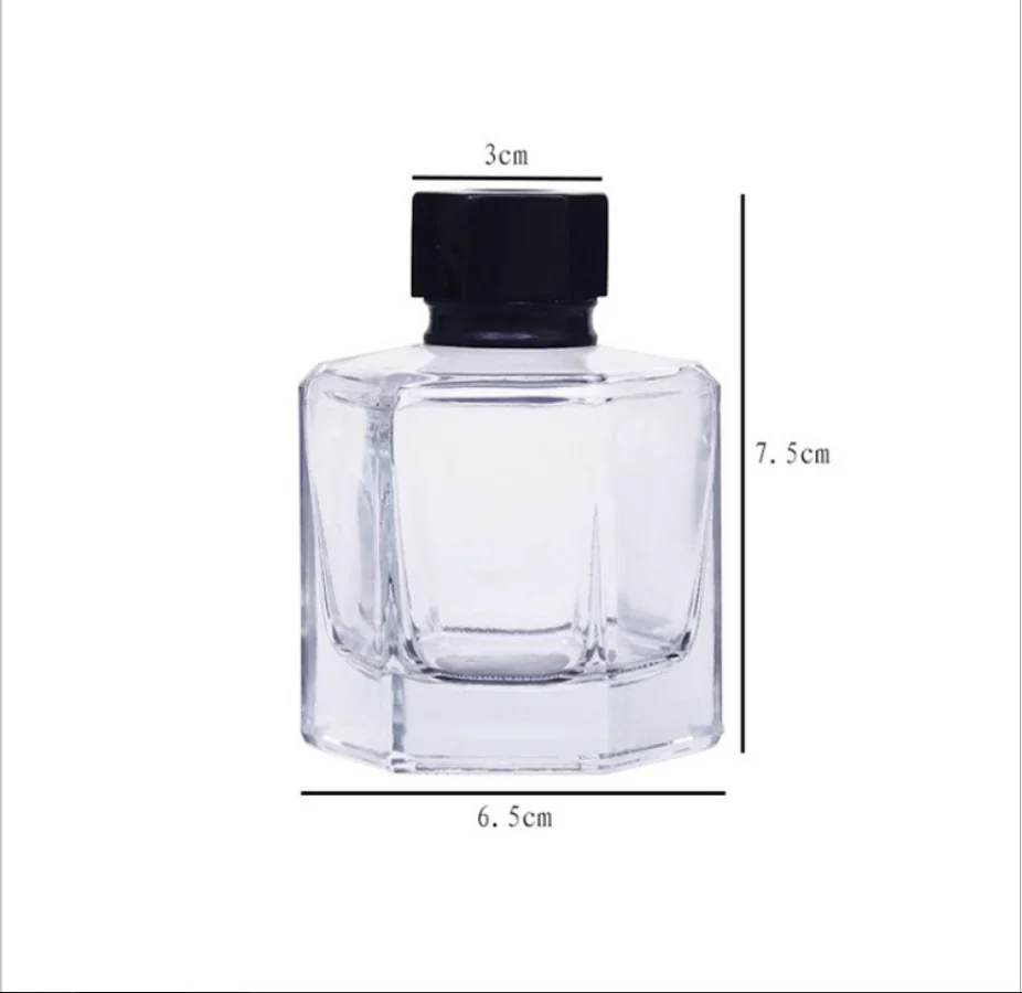 

Hexagonal 100Ml Glass Bottle Self Volatile Indoor Rattan Aroma Packaging Box Reed Diffuser Air Freshener