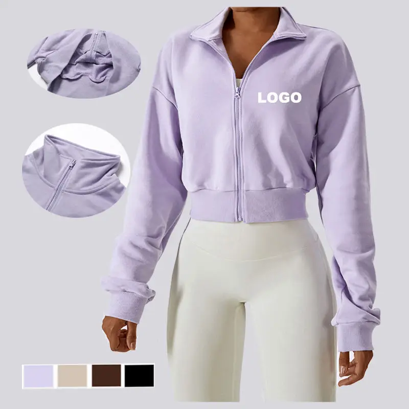 

Workout Set Gym Outfit Long Sleeve Crop Top Women fitness & yoga wear Yoga Set