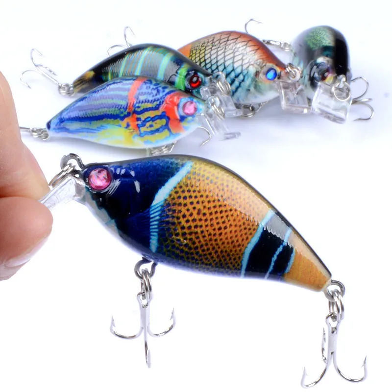 

1Pcs 3D Eyes Shade Lures Fishing Hard Baits 6.5cm/8.6g Sea Fishing Artificial Isca Fish Pesca Tools Wobblers For Fishing