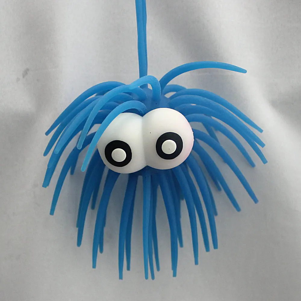 
Flashing urchin ball ,big eyes,sea urchin puffer ball for kids 