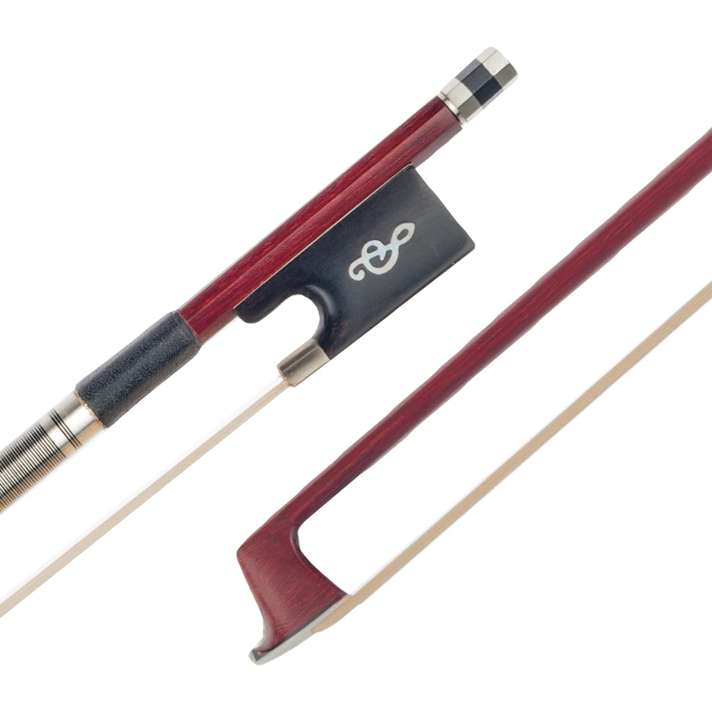 

NAOMI Colored Seashell Ebony Tail Llibrary Around The Silver Black Line For 4/4 Violin Bow 4/4 IPE Violin Bow