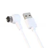 Circular spring load 2 pin magnetic usb power charger cable connector