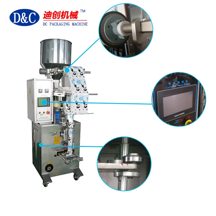 Automatic Plastic Bag Sachet Filling Sealing Packing Machine For Juice Water paste