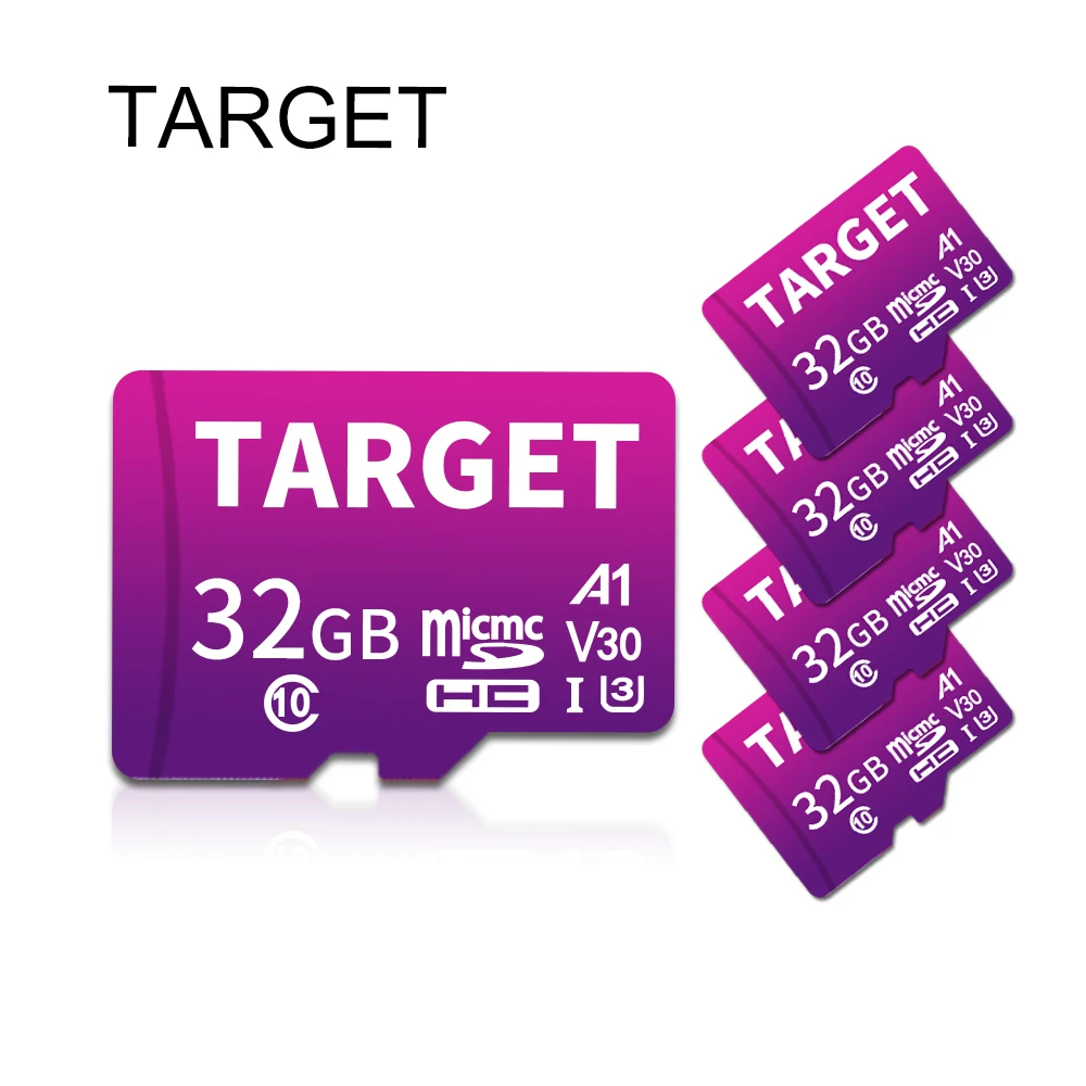 

100% Original TARGET Mikro Card 128GB 32GB 256GB 16G 400GB Memory Card Super Class 10 A1 Memory Card 64gb for Phone