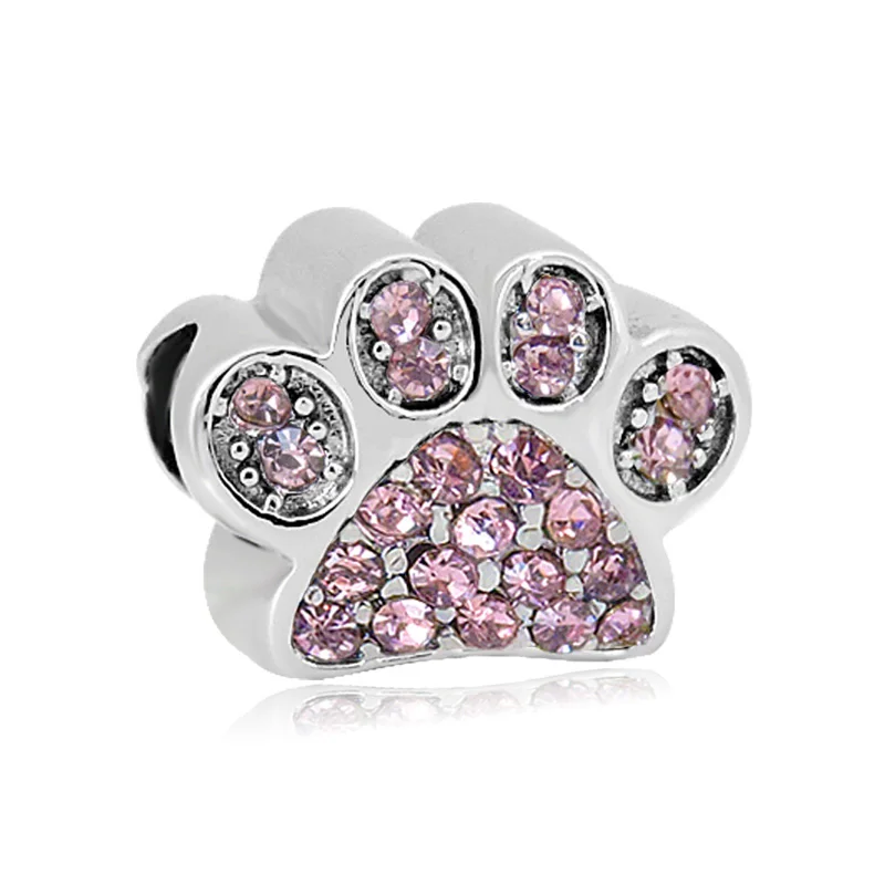 

AFXSION Stainless Steel Colored Crystal Diamonds Bracelet DIY Accessories Charms Beads for Girls Bracelet, Picture