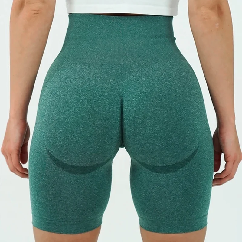 

New Product High Waisted Compression Seamless Fitness Short Pant Gym short Legging Yoga Shorts, Different color available