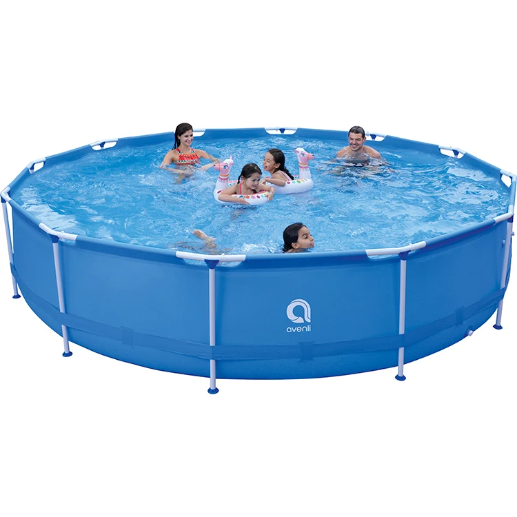 

Avenli 17800 JILONG ROUND STEEL FRAME POOLS Inflatable swimming pool PVC above ground family pool