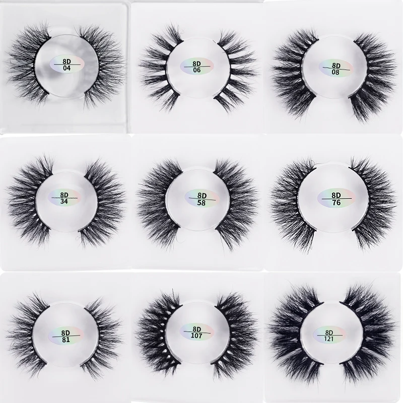 

Hot Sale Fluffy 3D Mink Eyelashes With Customize Box hot sale Eyelashes Fur Mink Lashes Laches Vendor Mink 5D Lash Pairs