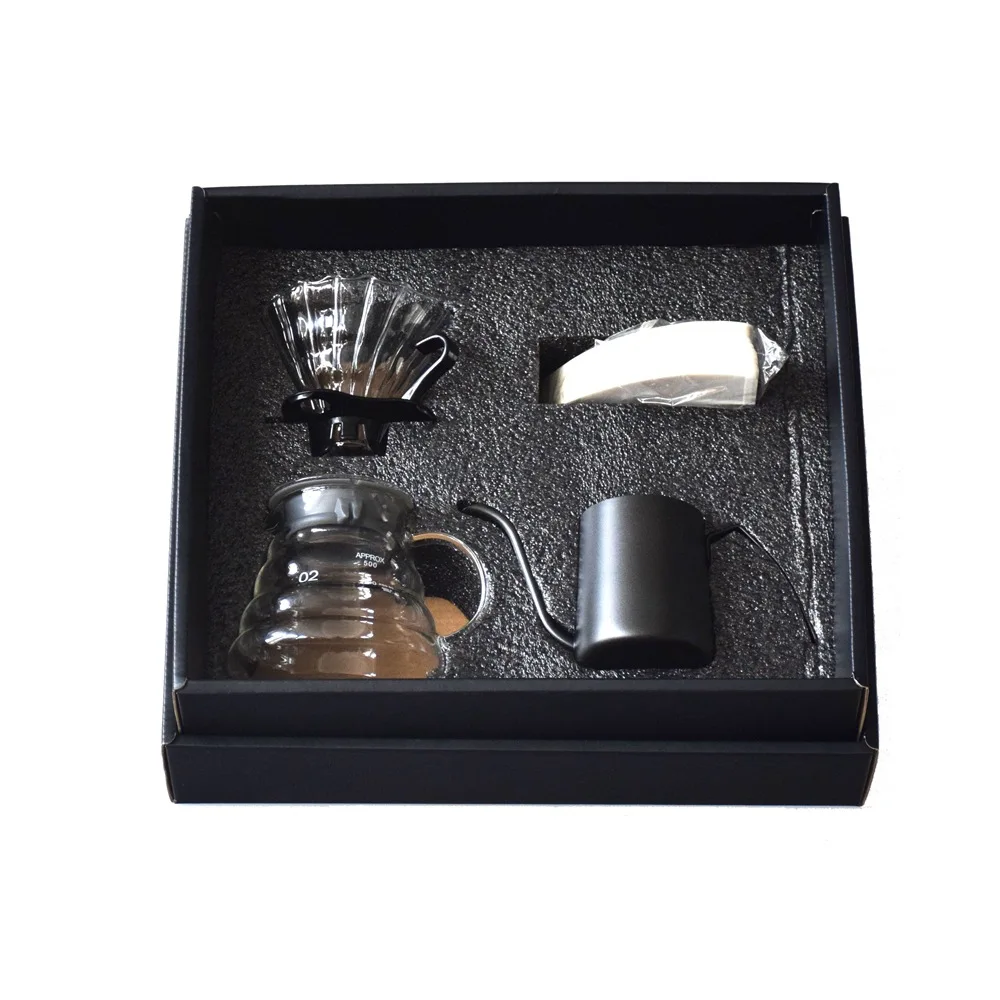 

Hot sell Exquisite Hand Brew Coffee Tools Hand-made Brew V60 Dripper Coffee Gift Set