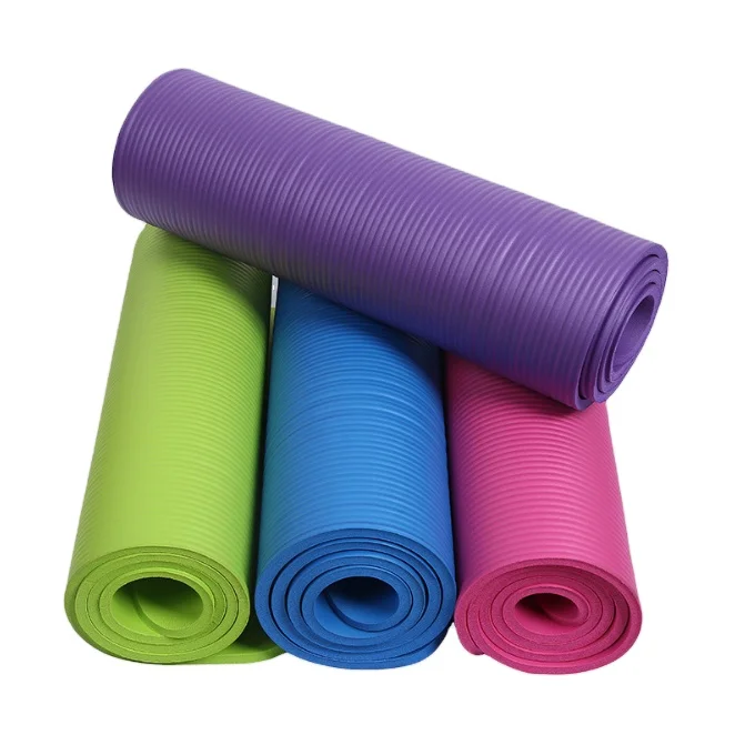 

Wholesale  Washable NBR Pilates Foldable Yoga Mat/High Density 10MM Thick Non-Slip Customized Pilates Mat