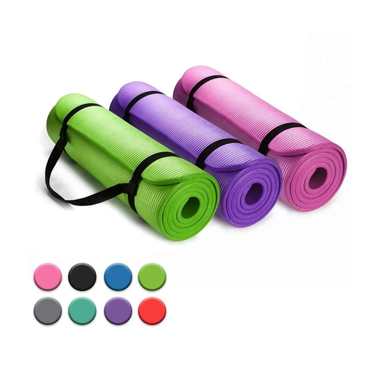 

Custom Printed Design Eco Friendly Yoga Matt Manufacturer Wholesale Gymnastics Fitness Nbr Pilates Yoga Mat 1830mm or Custom