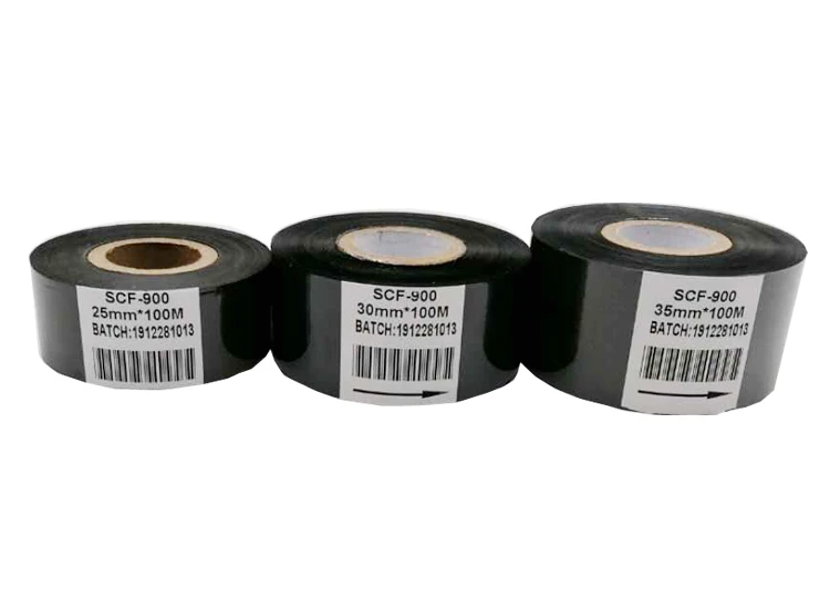 Foil hot stamping Accept size customization SCF900 Black 30mm*100m hot stamping foil