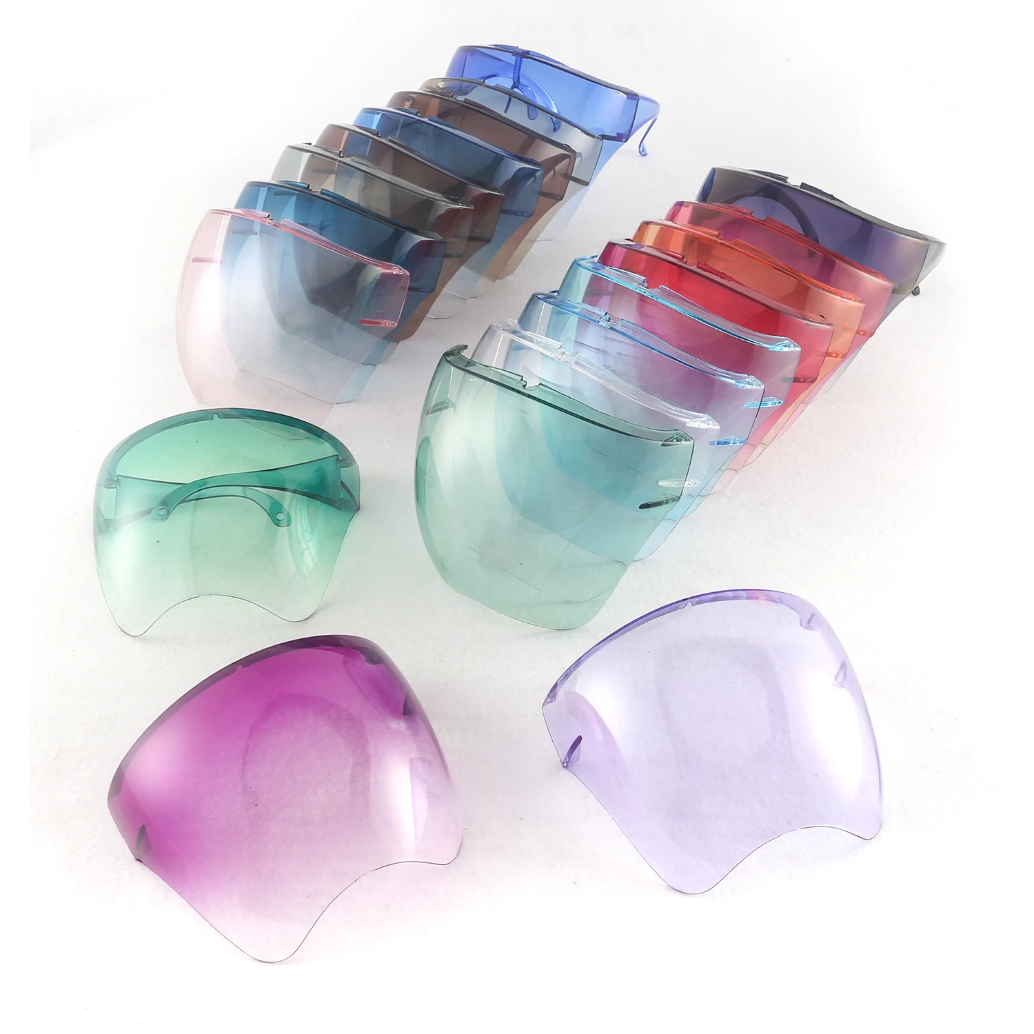 

hot sale Eyewear Anti Fog Plastic Shields Sun glasses Protective Oversized kids face shield Sunglasses