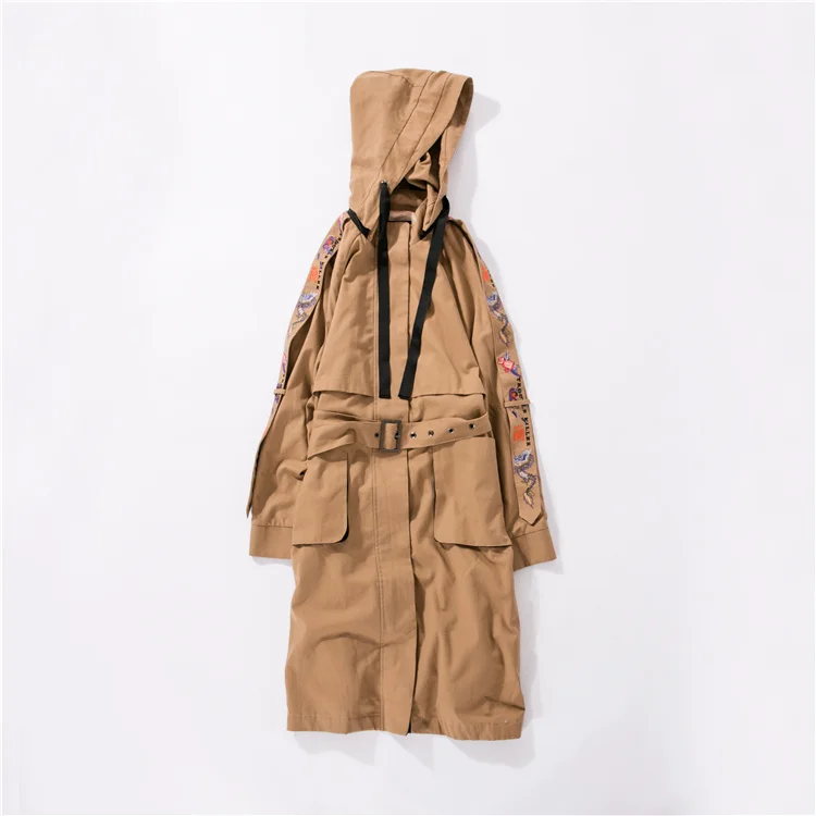 

2021 New Products High Quality Wind Coat Best Sellers Small Moq Fashion Khaki Wind Coat, As picture