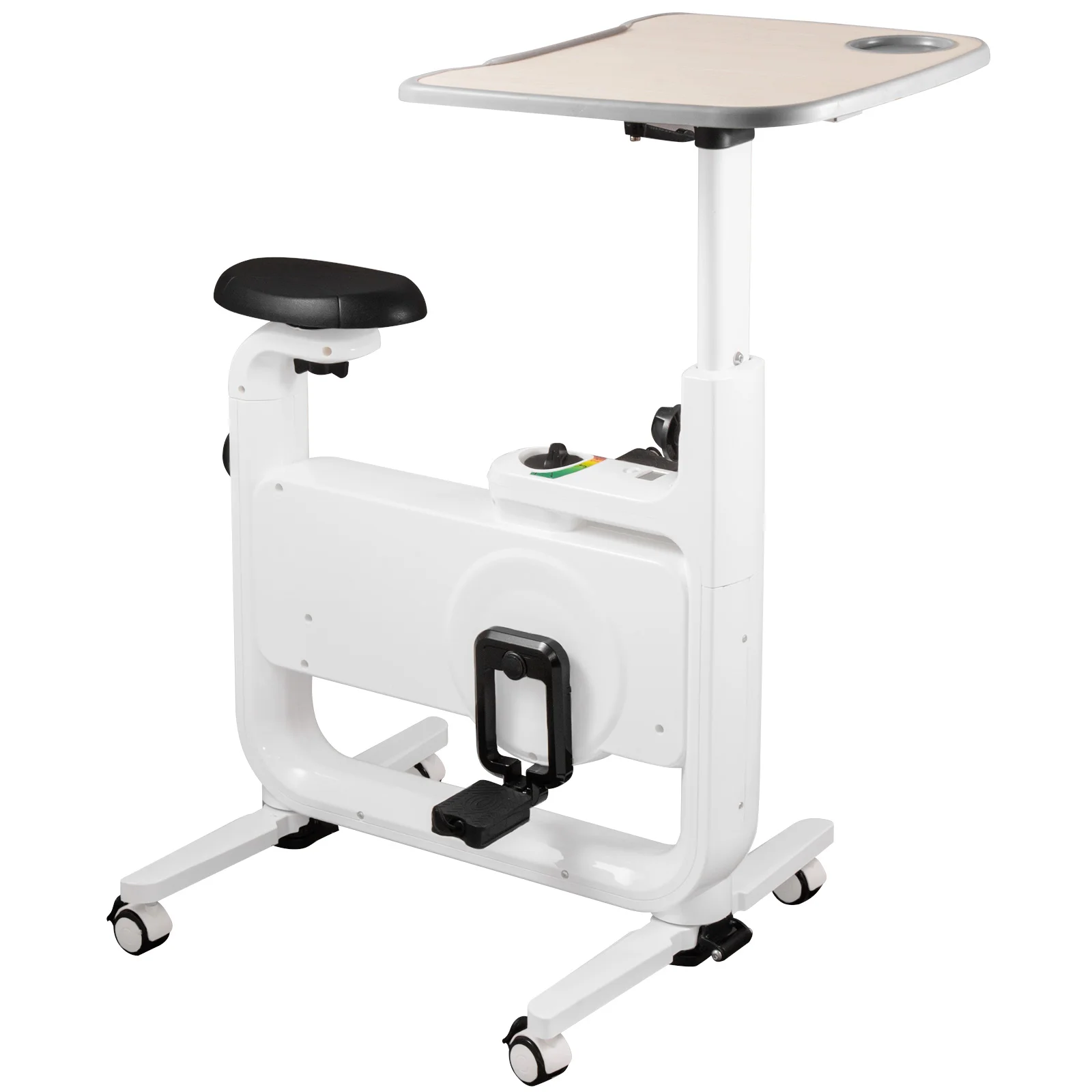 

Indoor Bicycle Trainer with Magnetic Resistance System Fitness Home Gym Upright Exercise Bike for home use