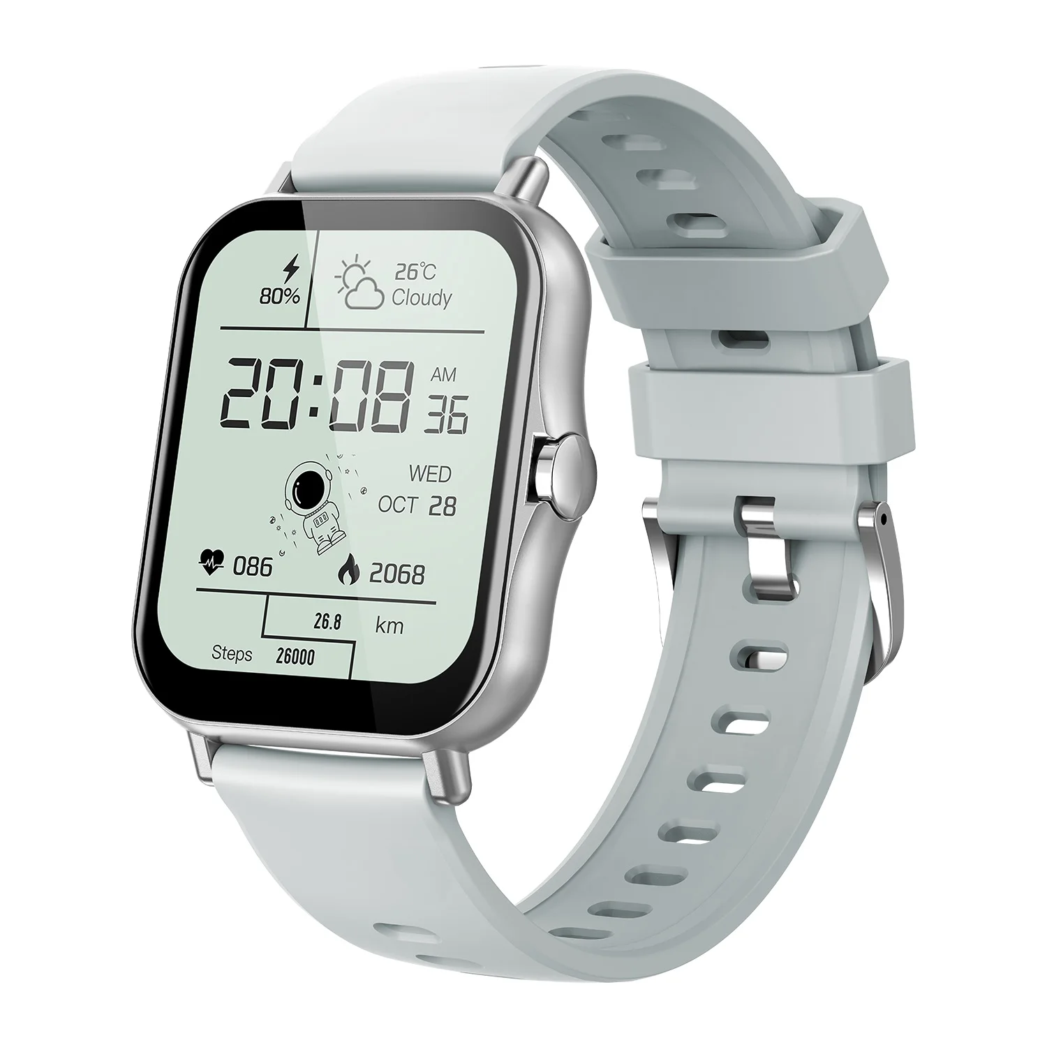 

Factory Price S38 1.69 inch IPS Large Screen Motivational BT Smart Watch, Gold/black/blue/sliver