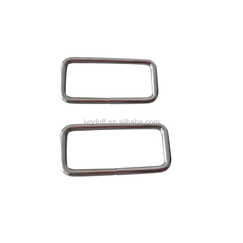 

Manufacture Handbags metal buckle, metal square ring, Nickle