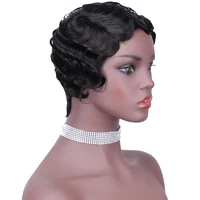 

2020 New Kinky Curly Human Hair Wigs Hair Remy Hair Short Curly Bob Wigs For Black Women Wig