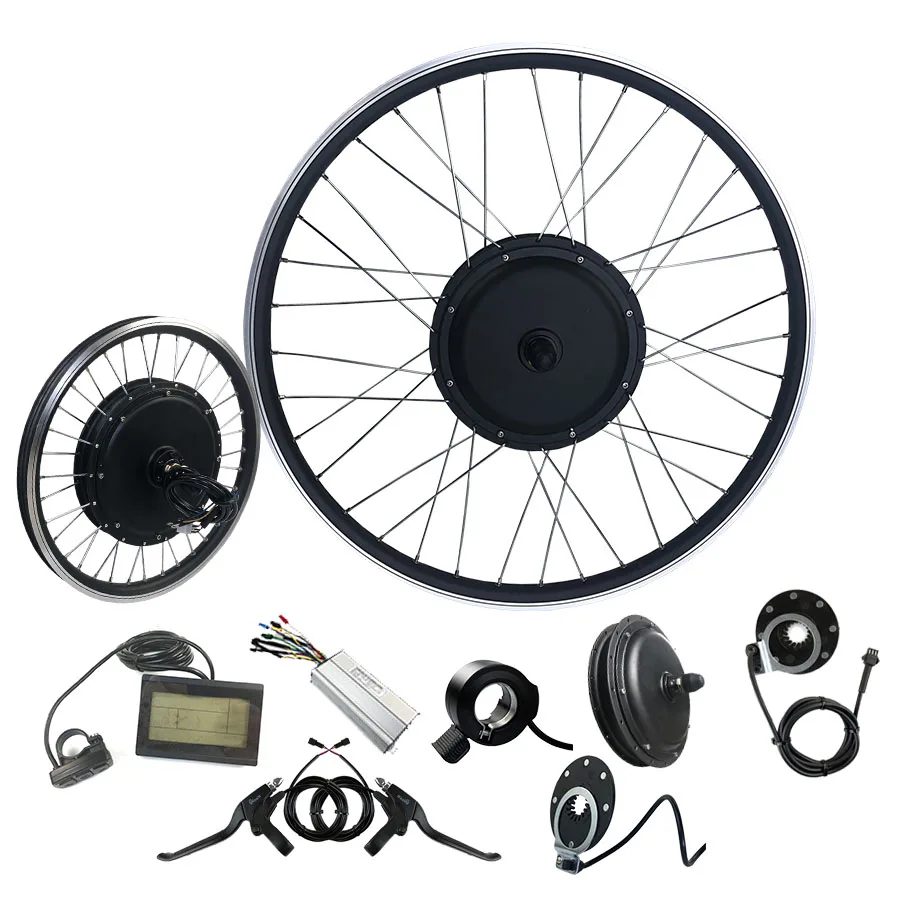 

Factory direct sales 48v 1000w Mountain bike motor KT-LCD3 refit electric bike conversation kit, As pic