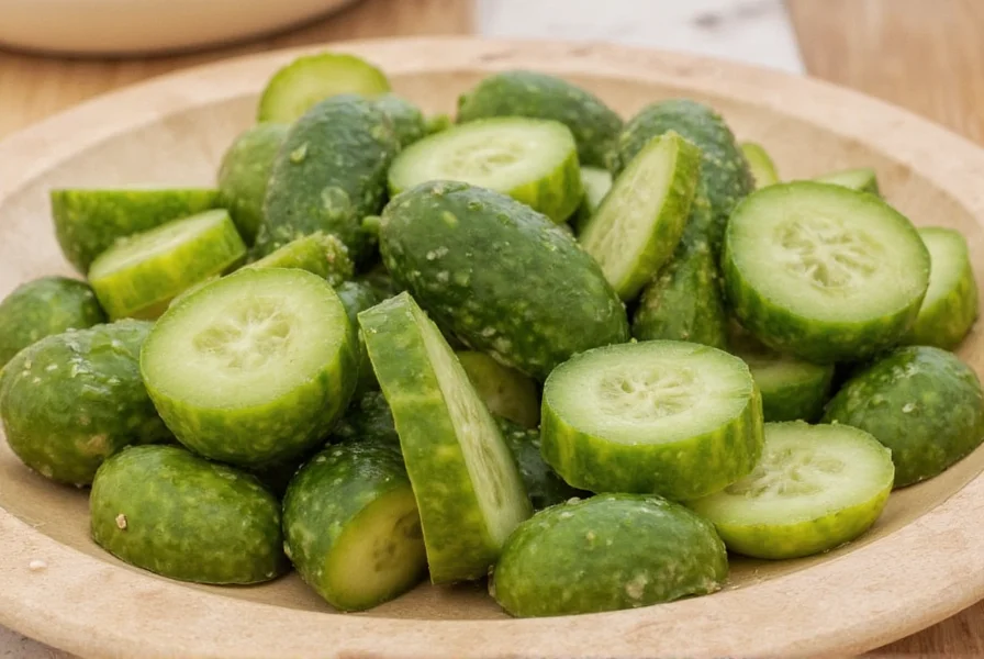 Glass jars filled with homemade dill pickles during the fermentation process