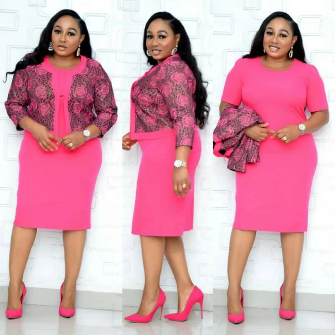 

wholesale ladies clothes office suit Plus Size Africa Clothes ladies office wear suit