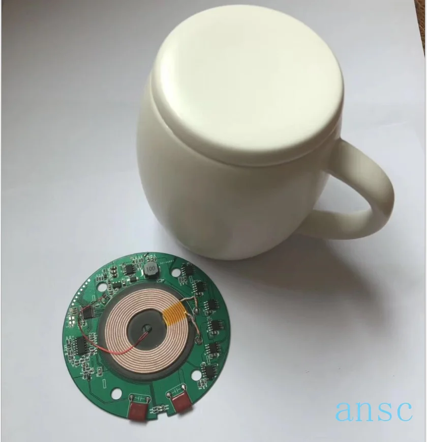 Customized / OEM / ODM fast wireless charging PCBA solution Transmitter module for intelligent heat preservation cup