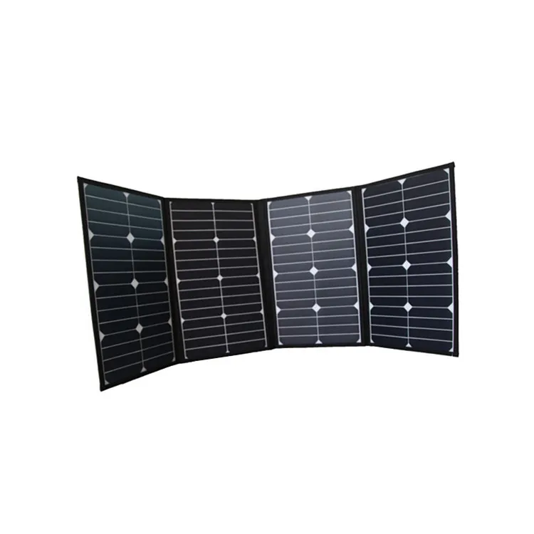 

Foldable solar panel charger 100W Sunpower cells charger for camping car boat with 24% efficiency