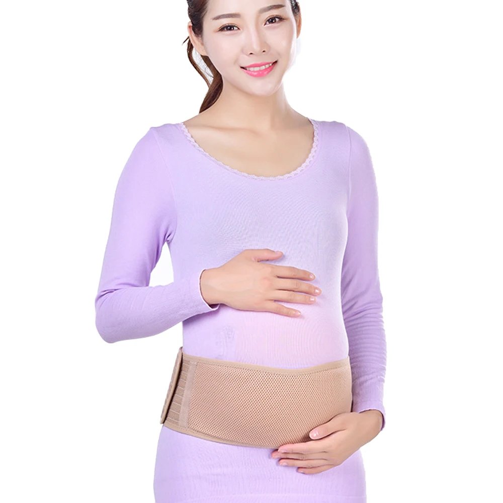 

High quality Breathable belly support belt abdominal support maternity belt for pregnant woman, Skin/black/gray