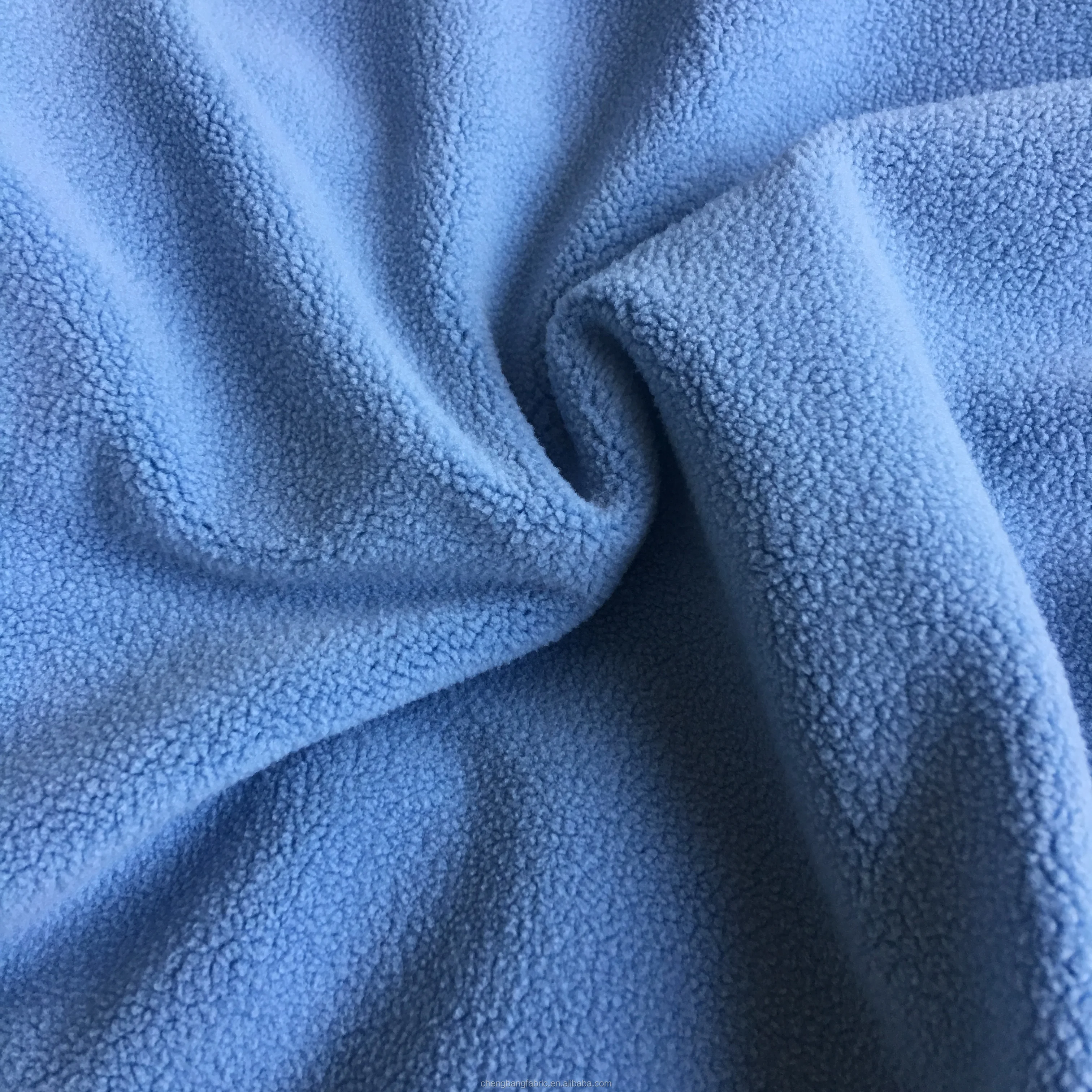 
95% Polyester 5% Spandex Soft and Smooth Stretch Micro Polar Fleece Warm Lining Fabric for Coat 