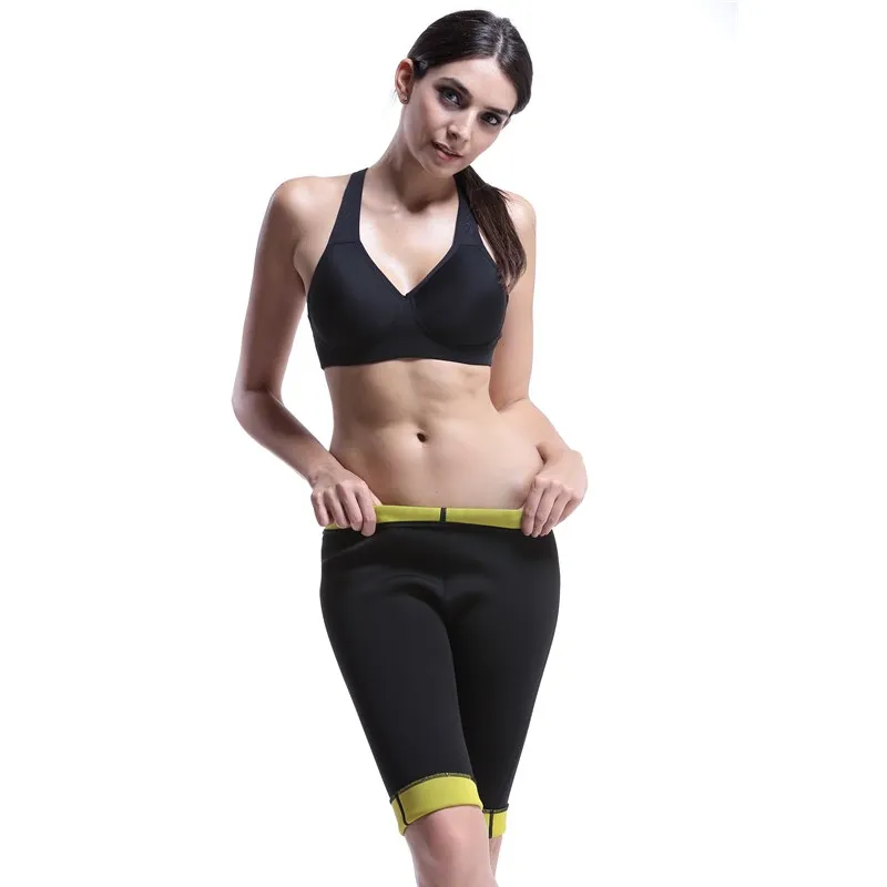 

Plus Size Slimming Neoprene Leggings Fitness Termal Tyat Tummy Control Leggins Yoga Sauna Pants, Black