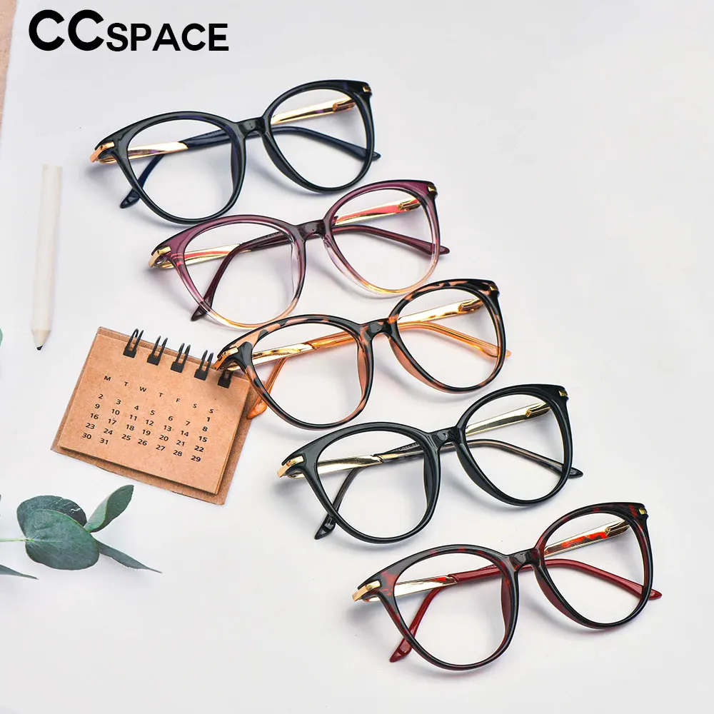 

53630 Luxury Cat Eye Anti Blue Light Optical Glasses Frames Men Women Fashion Computer Eyeglasses