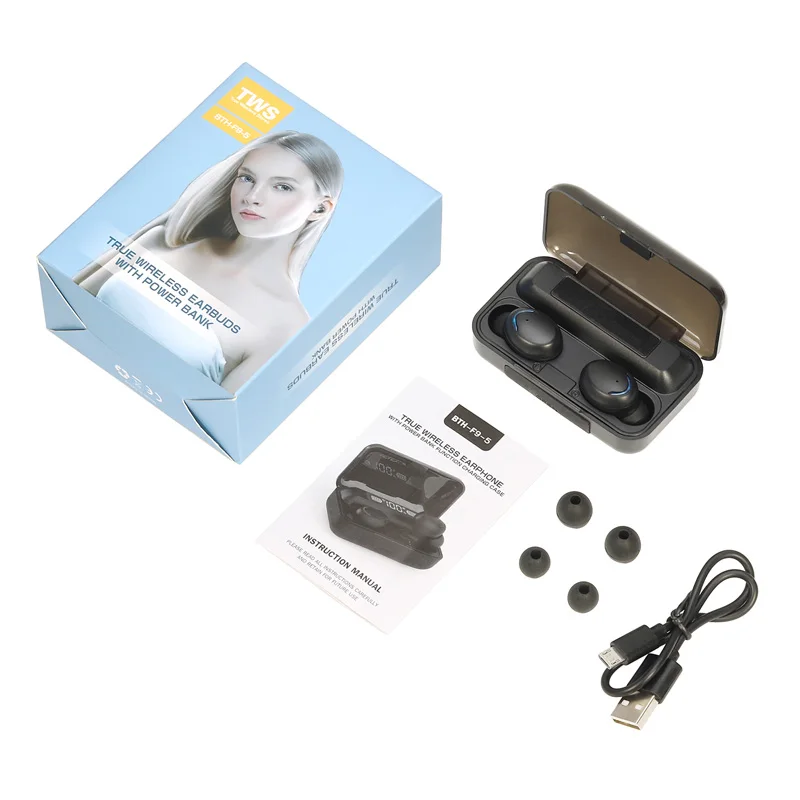 2020 High quality earphones Cheap Price TWS F9 Earbuds Wireless Earphone - ANKUX.COM