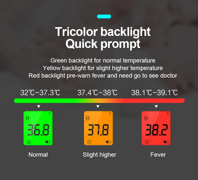 Cofoe Home Use Non Contact Mini Small Medical Infrared Baby Thermameter Gun Fever Infrarojo Thermometer