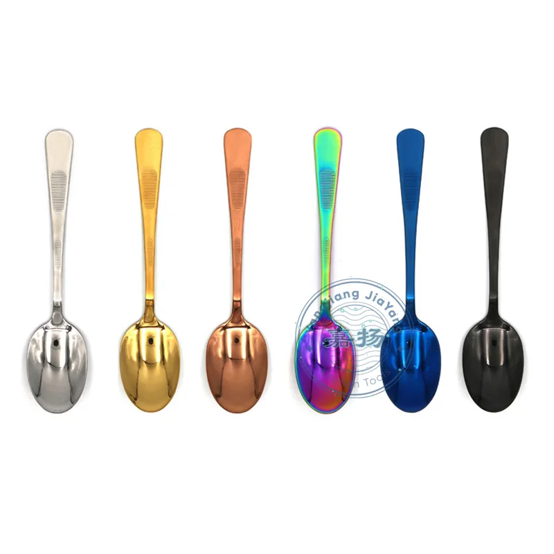 

(JYKT-CS001) whole stainless steel chef spoon plating spoon serving spoon set 20cm