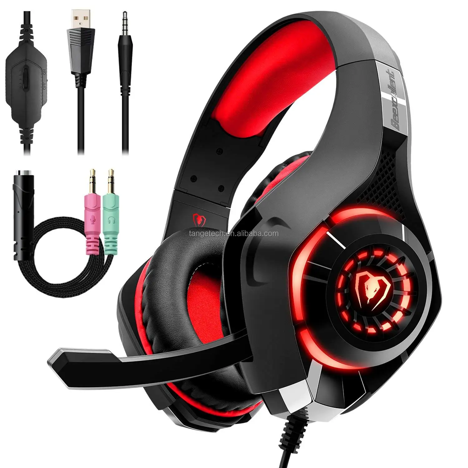 

beexcellent GM-1 3.5mm Gaming headphone Earphone Gaming Headset with microphone for pc ps4 playstation 4 laptop phone