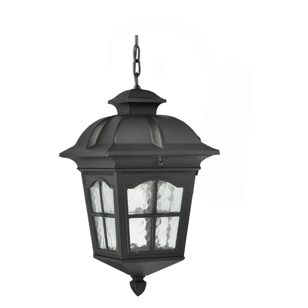 Low cost products European garden courtyard terrace hanging lamp aisle gazebo rack waterproof outdoor pendant light