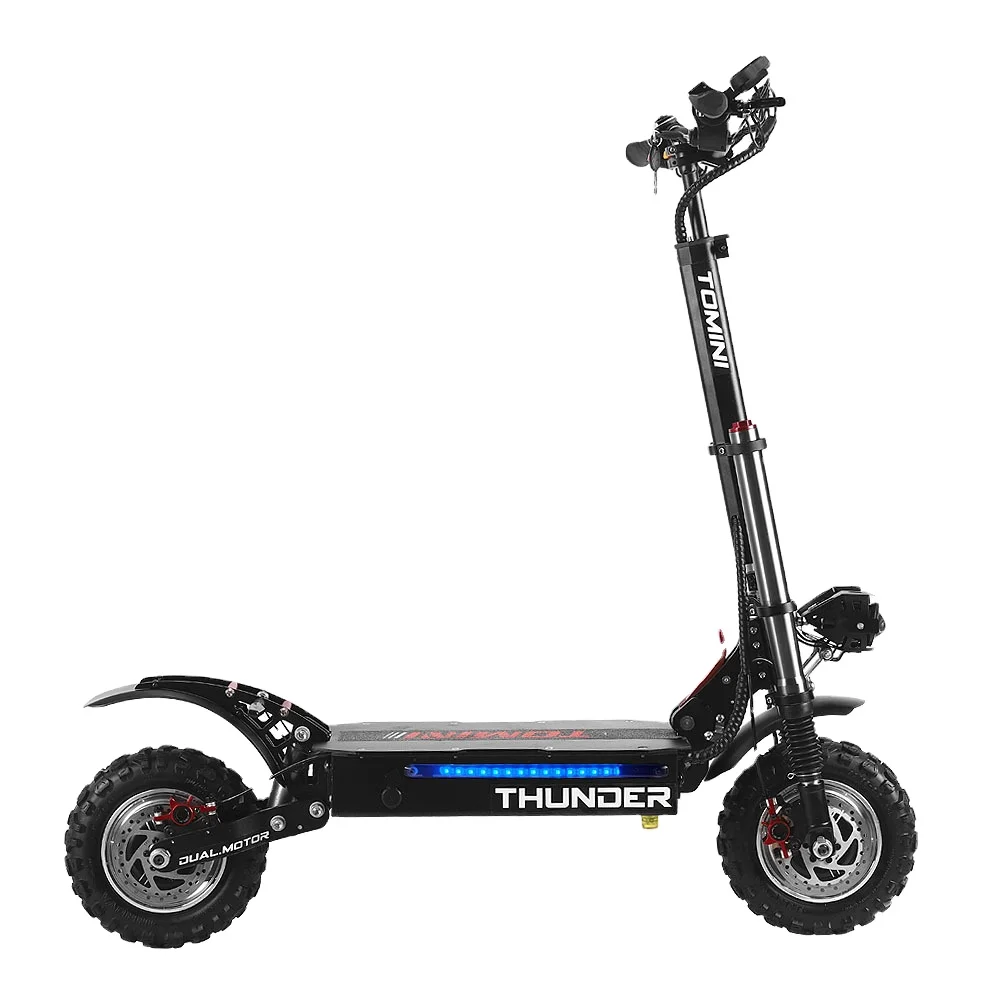 

TOMINI new style folding China 5600w 60v 5600W two wheel 12 inch e scooter scooty for adults