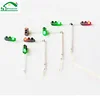 10 PCS 3V led metal miniature Red and green street lights Sand table model Materials Train model architectural traffic light