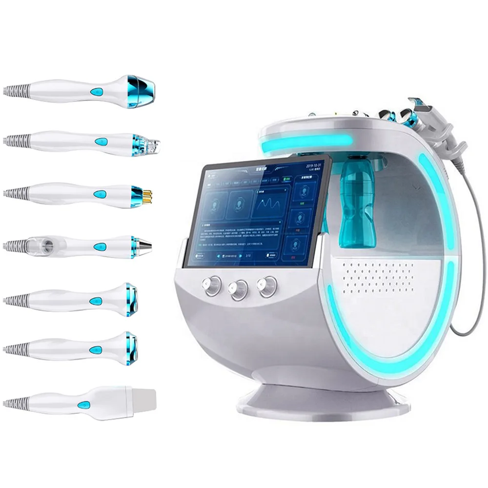 

New Product Idea 2021 Thermal Hydrogen Oxygen Small Bubble H2o2 Facial Beauty Dermabrasion Machine