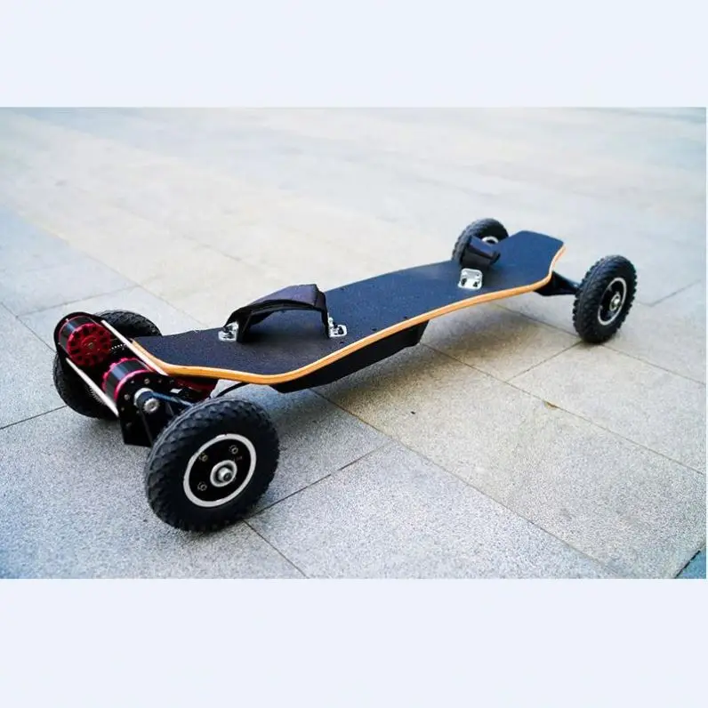 

350W hub motor 4 wheel mini electric skateboard wholesale offroad remote control e-skateboard electric skateboard board, Black