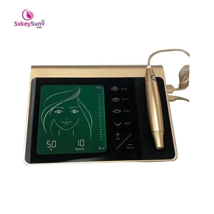 

tattoo pen private label eyebrow permanent makeup pen tattoo machine tattoo pen machine wireless, Gold