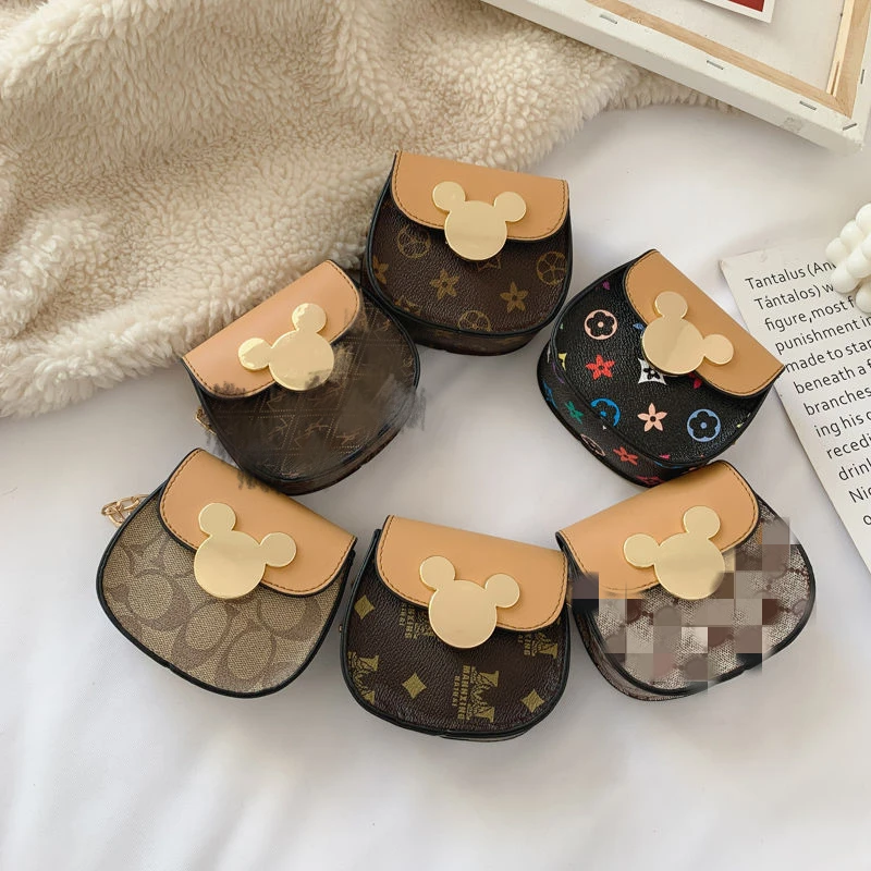 

New Korean edition fashion cute princess change decorative bag Western boys and girls baby shoulder cross-body bag