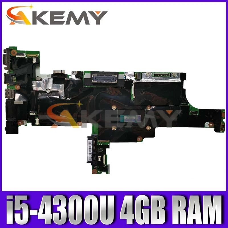 

Akemy For ThinkPad T440S laptop Mainboard NM-A052 Motherboard 4GB RAM with i5-4300U T440S motherboard mainboard test OK