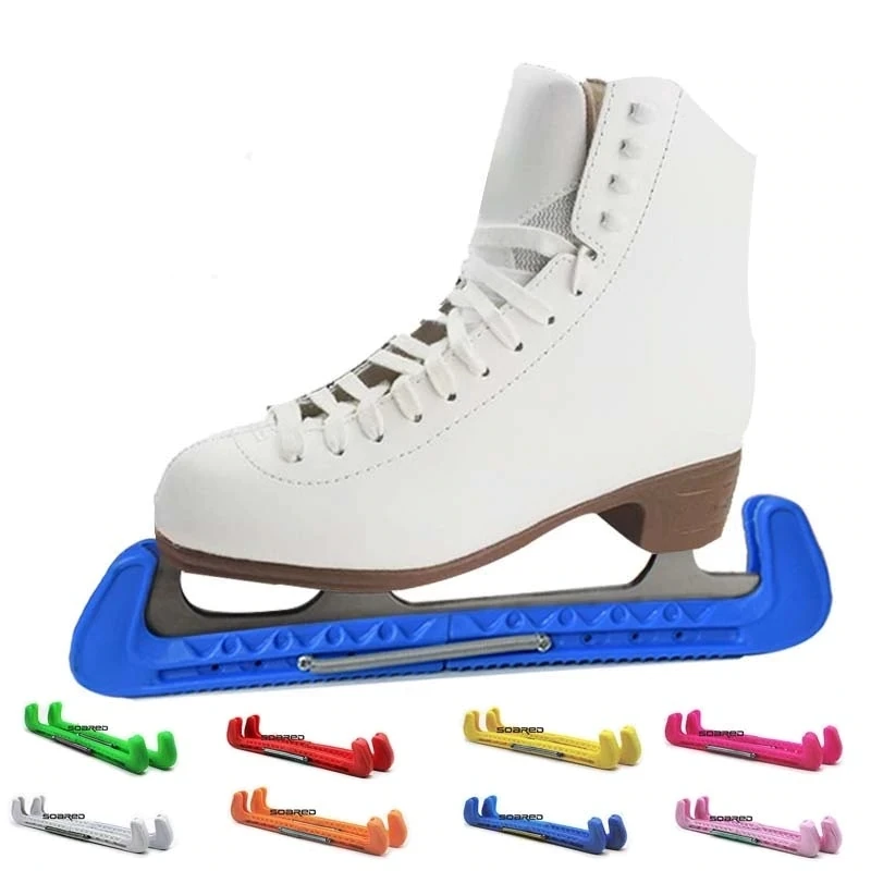 

Skate Shoes Protector Ice Knife Blade Protective Skate Guard, White red blue green yellow