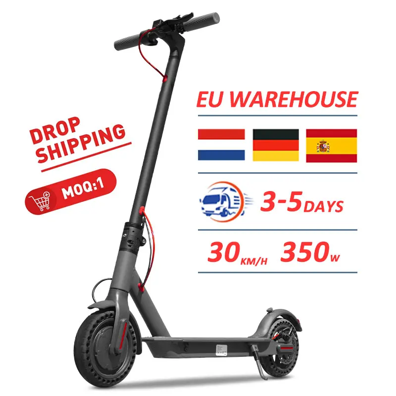 

Long Range Electric Scooters In Europe Warehouse 8.5 Inch E Scooter Electrico M365 Mi Electric Scooters, Black