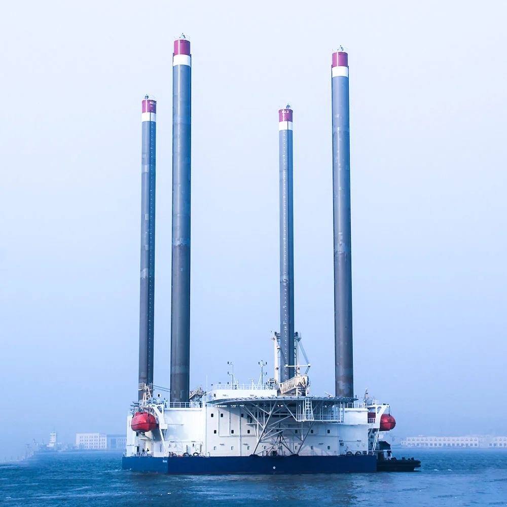 
90M SEU Four-legged Self-Elevating Accommodation Unit OFFSHORE Jack up barge 