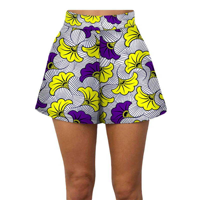 

2020 hot sale for promotion latest New Design Women Shorts African Ankara biker shorts women Summer Dashiki Plus Size SSL-CLS01